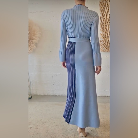 “NEW” DALIA MACPHEE Baby Blue Dress - Picture 6 of 9